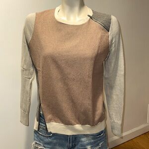 J. CREW COLOR BLOCK SWEATER